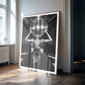 Disco Head Club Wall art poster