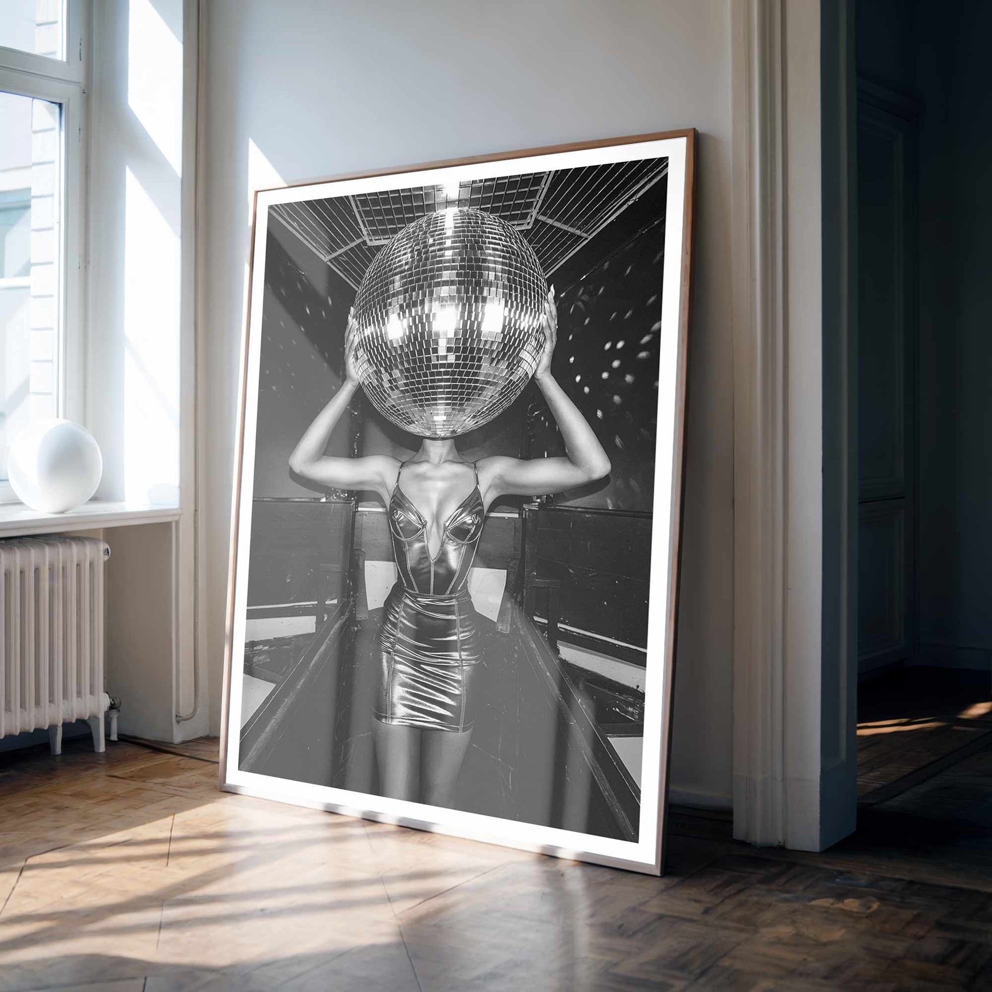 Disco Head Club Wall art poster