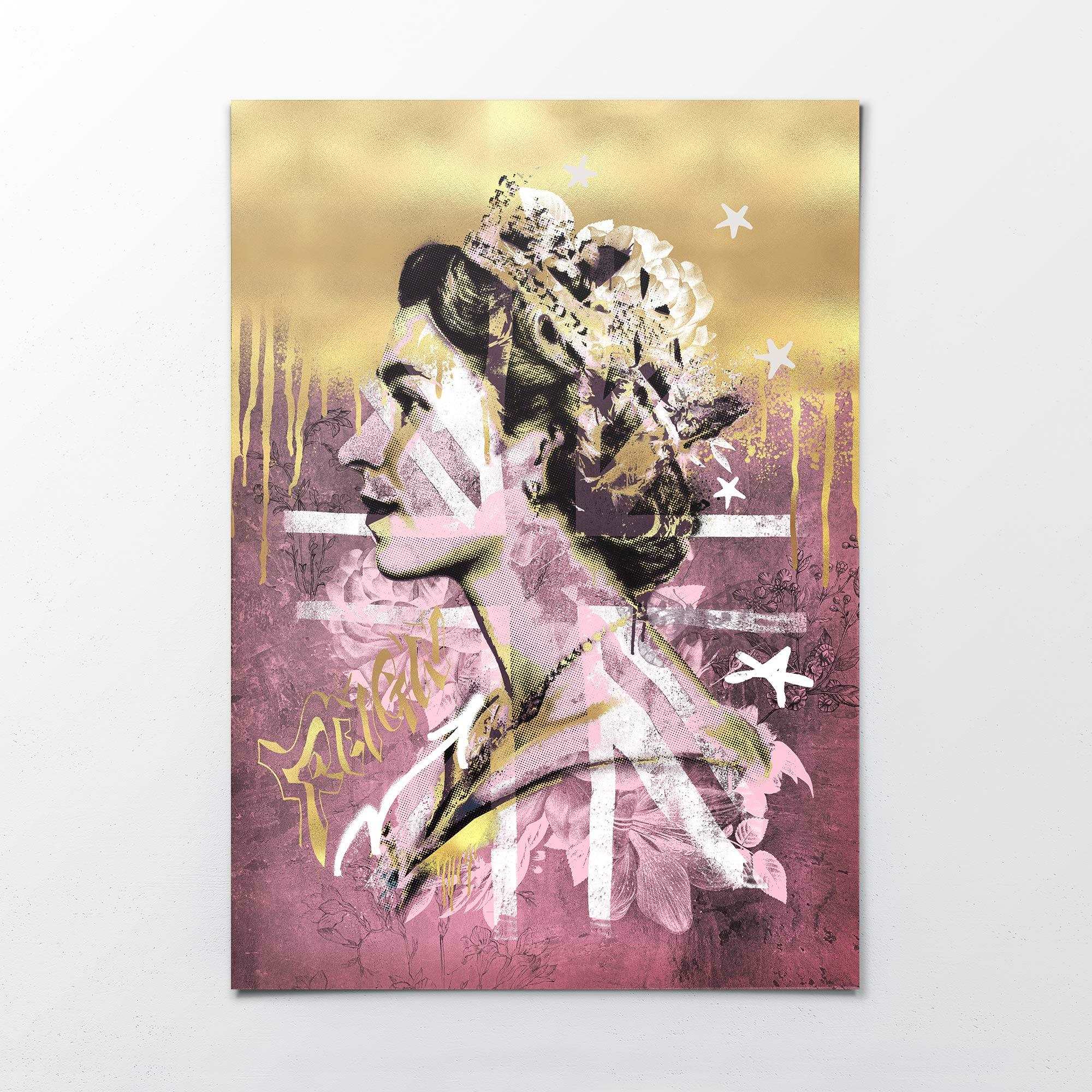 REIGN OVER ME ROUGE / GOLD PRINT - Afterhours Gallery 