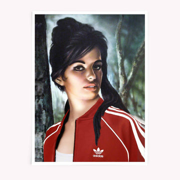 Retro art print inspired by Tina, J.H. Lynch by Afterhours Gallery