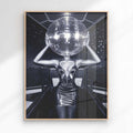 Glitterball poster print