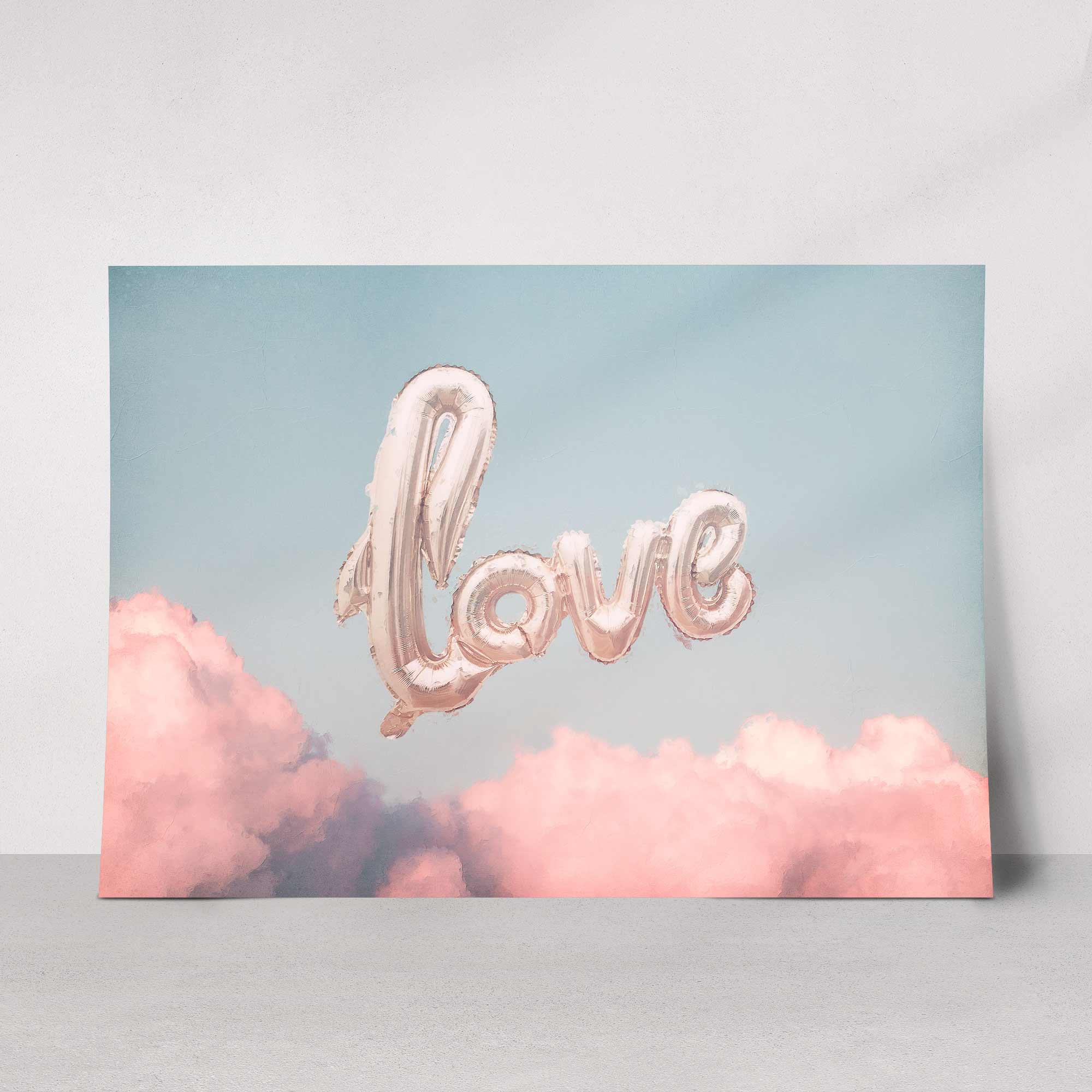 Love Clouds Balloon Print