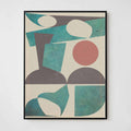 Fine Art Abstract Japanese Geometric Canvas Print