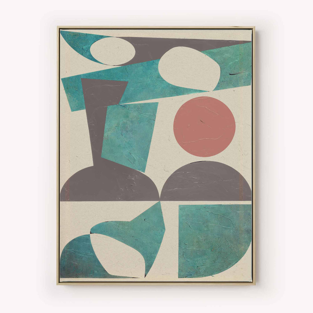 Abstract canvas art print by Afterhours Gallery