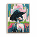 desert icon cowgirl wall art abstract western cowgirl print modern desert art