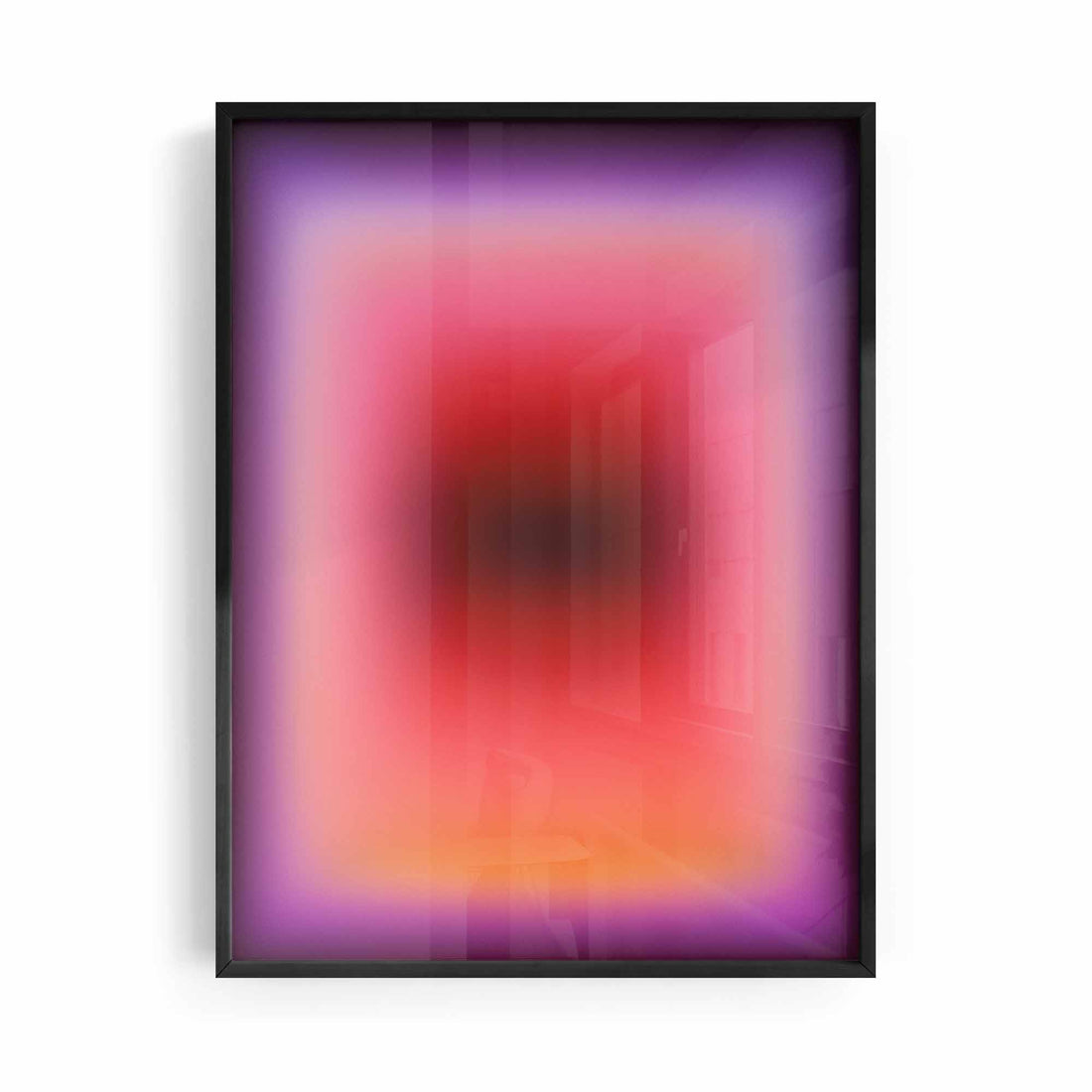 Gradient poster wall art print red purple pink