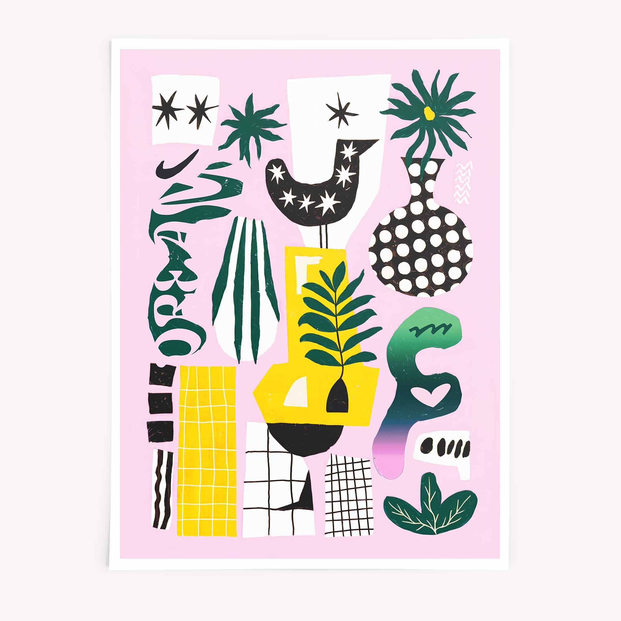 Abstract Botanical Wall Art Print - Afterhours Gallery