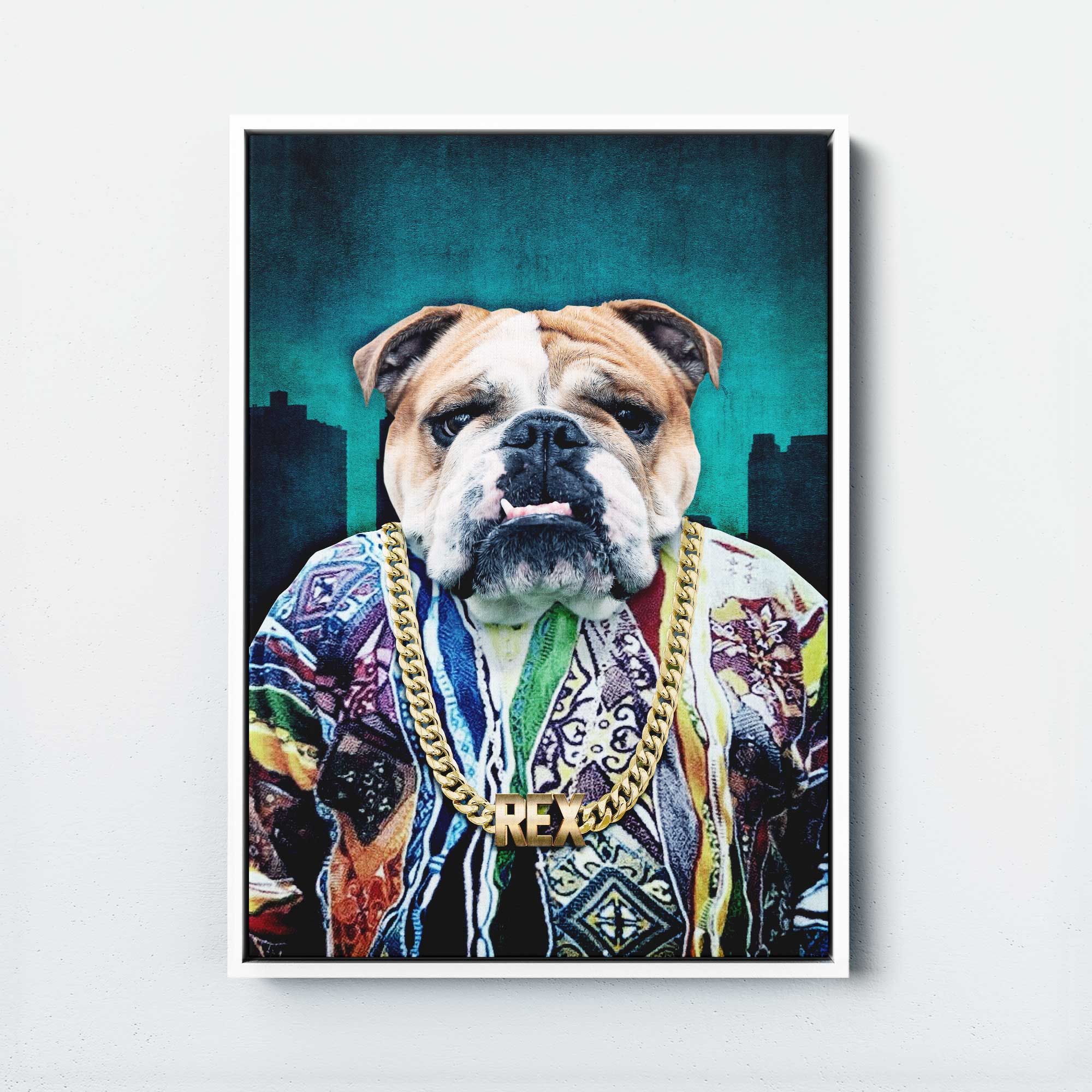 Bespoke dog artwork for walls