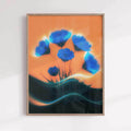 Dreamy Blurred Aesthetic Flower Wall Framed Art Print - Afterhours Gallery