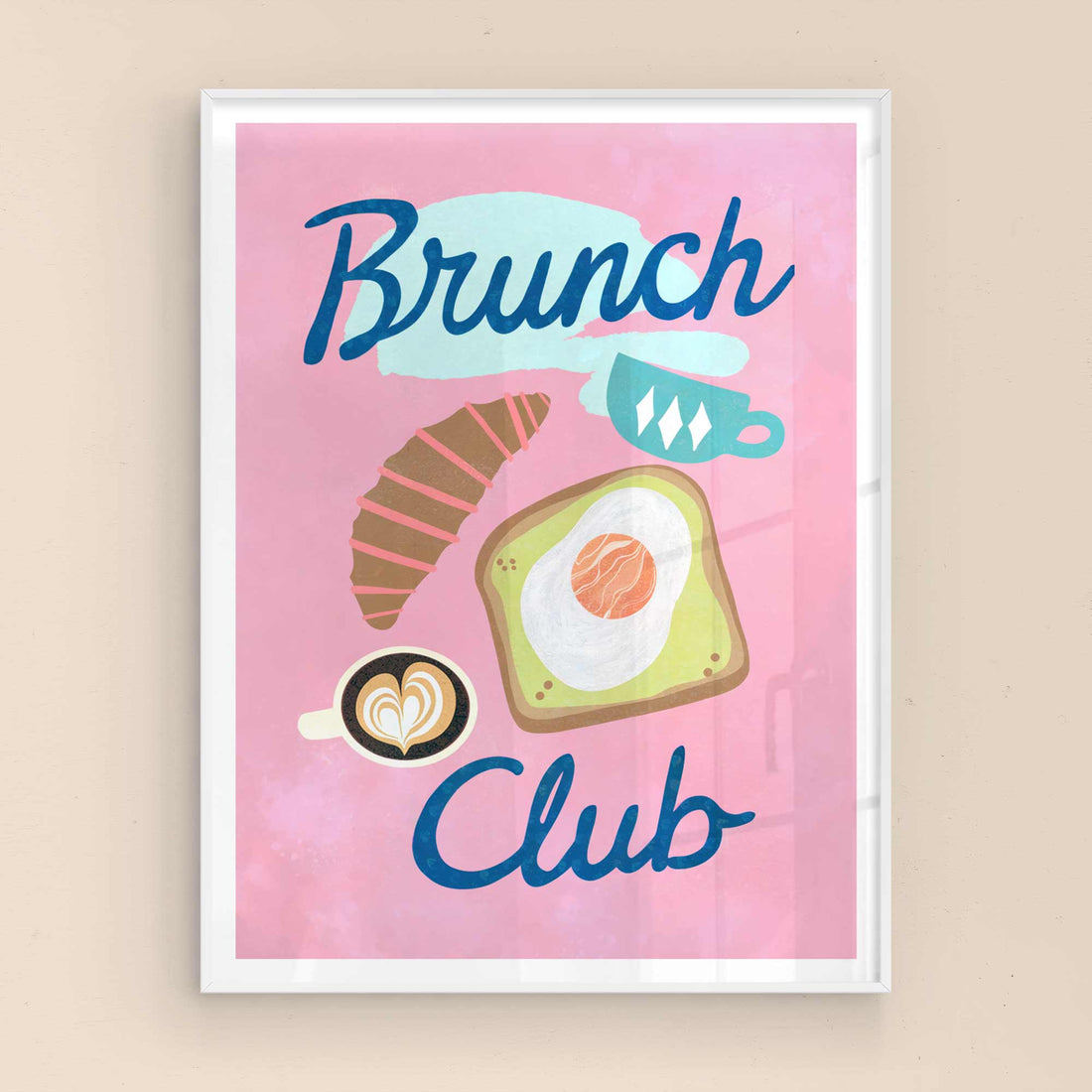 BRUNCH CLUB KITCHEN WALL ART