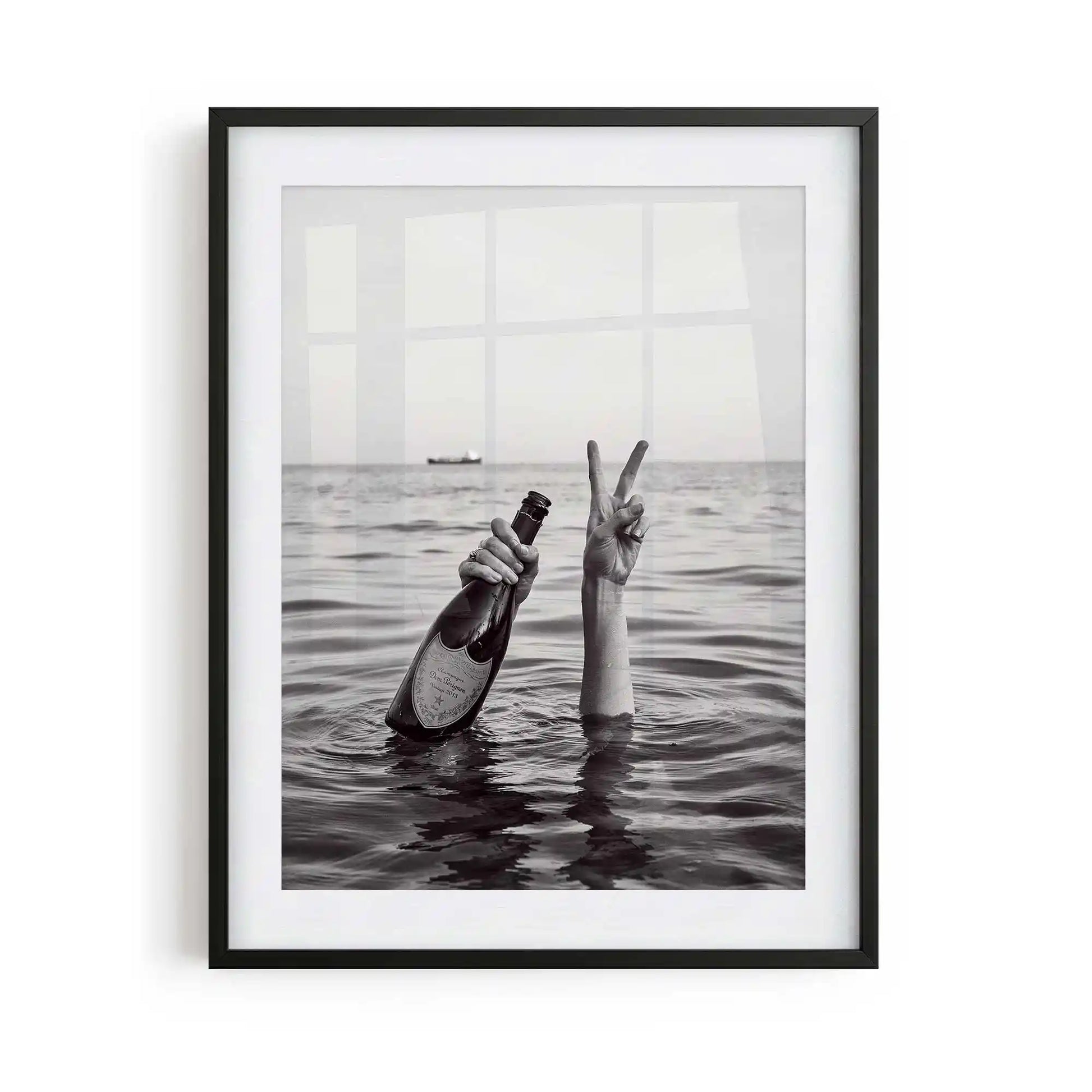 Black and white luxury fashion framed wall art print black, inspired by editorial photography, boujee interiors and stylish bedroom decor.