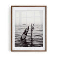 Black and white luxury fashion framed wall art print brown, inspired by editorial photography, boujee interiors and stylish bedroom decor.