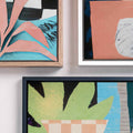 Mixed Media Collage Canvas Print | Nature Inspired Wall Art by Afterhours Gallery