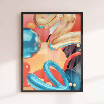 Surreal Abstract Art Print, Modern Wall Art Afterhours Gallery
