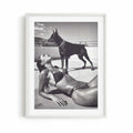 The Guardian white framed editorial photography print for minimalist modern interiors | AfterHours Gallery