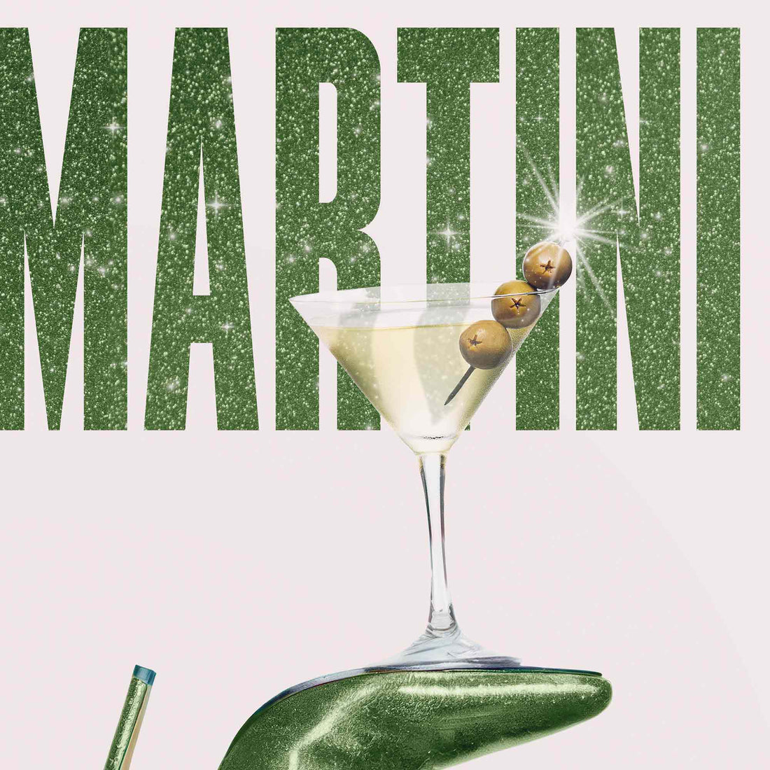 Martini poster fashion wall art

