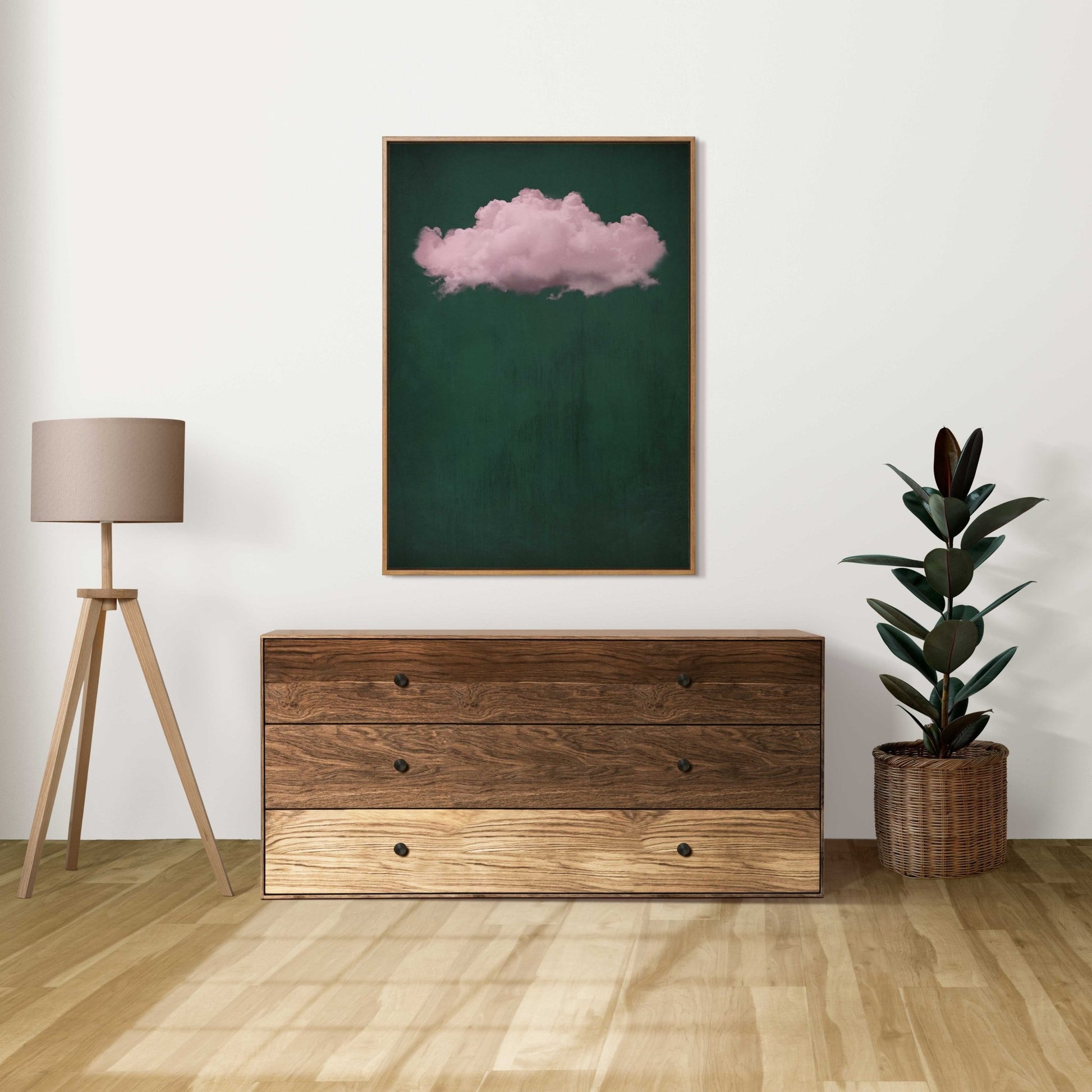 Cloud canvas art