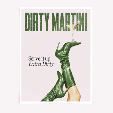 Martini poster fashion wall art
