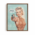 funny bathroom wall art retro toilet humour print vintage bathroom decor