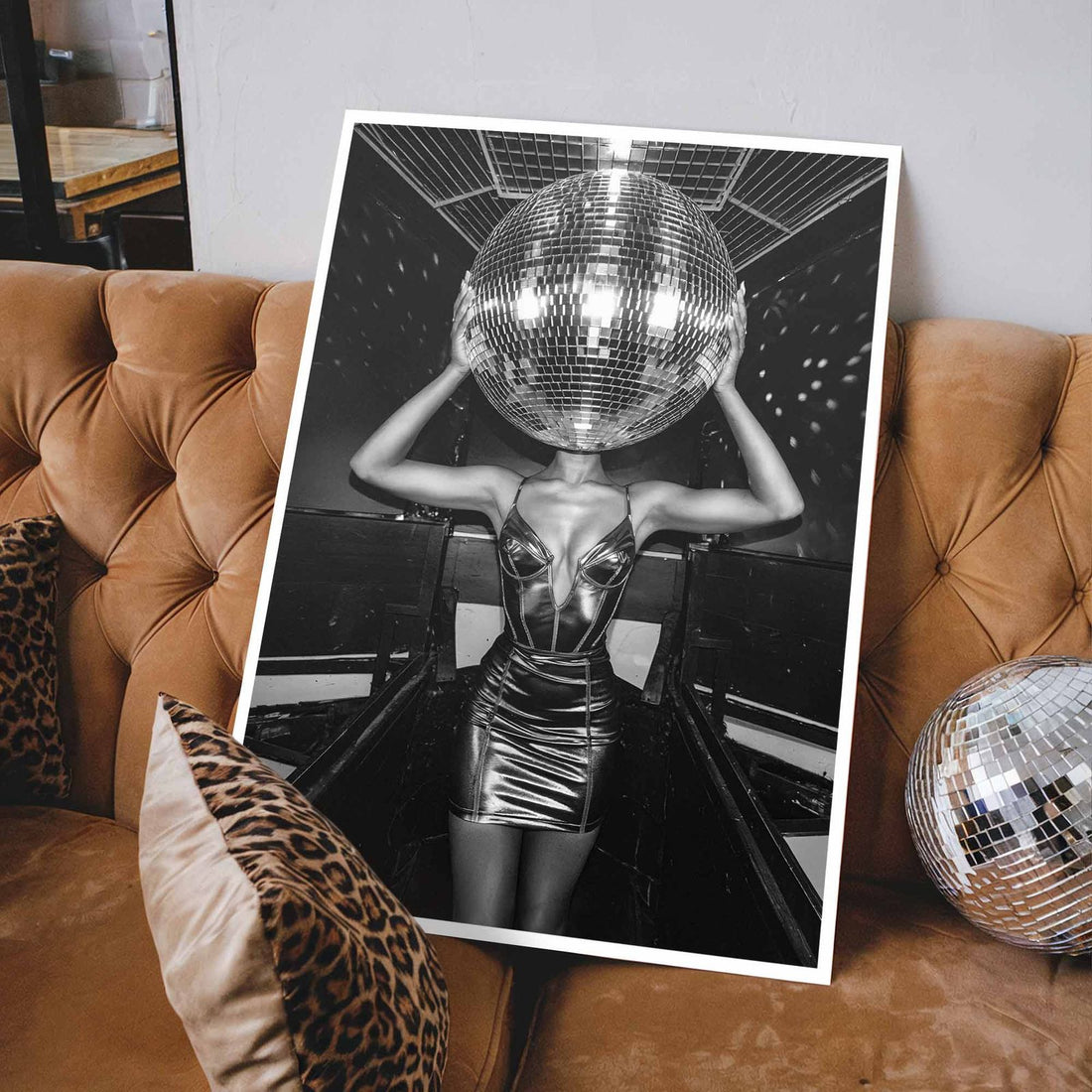 Disco Print, Disco Poster, Trendy Wall Art, Preppy Bar Cart Art, Disco Ball Print, Printable Art, Retro Wall Decor, Trendy Retro 70s Decor