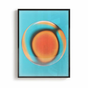 Halo Field Modern Abstract Poster