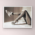 High heels and sneakers art print – a perfect blend of street chic and couture