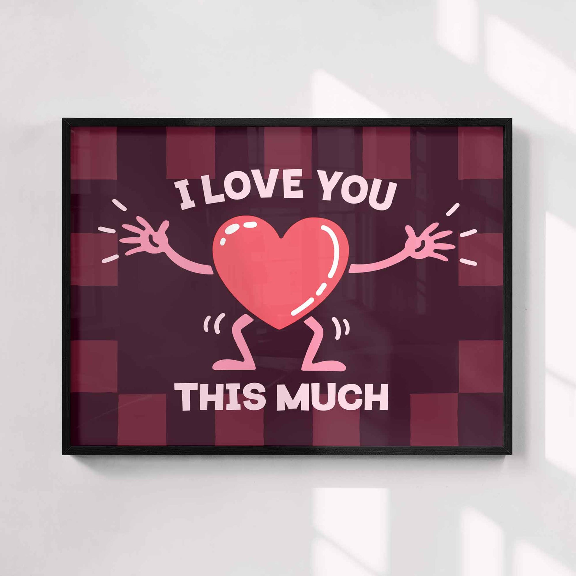 I Love You This Much Framed Print - After Hours Gallery