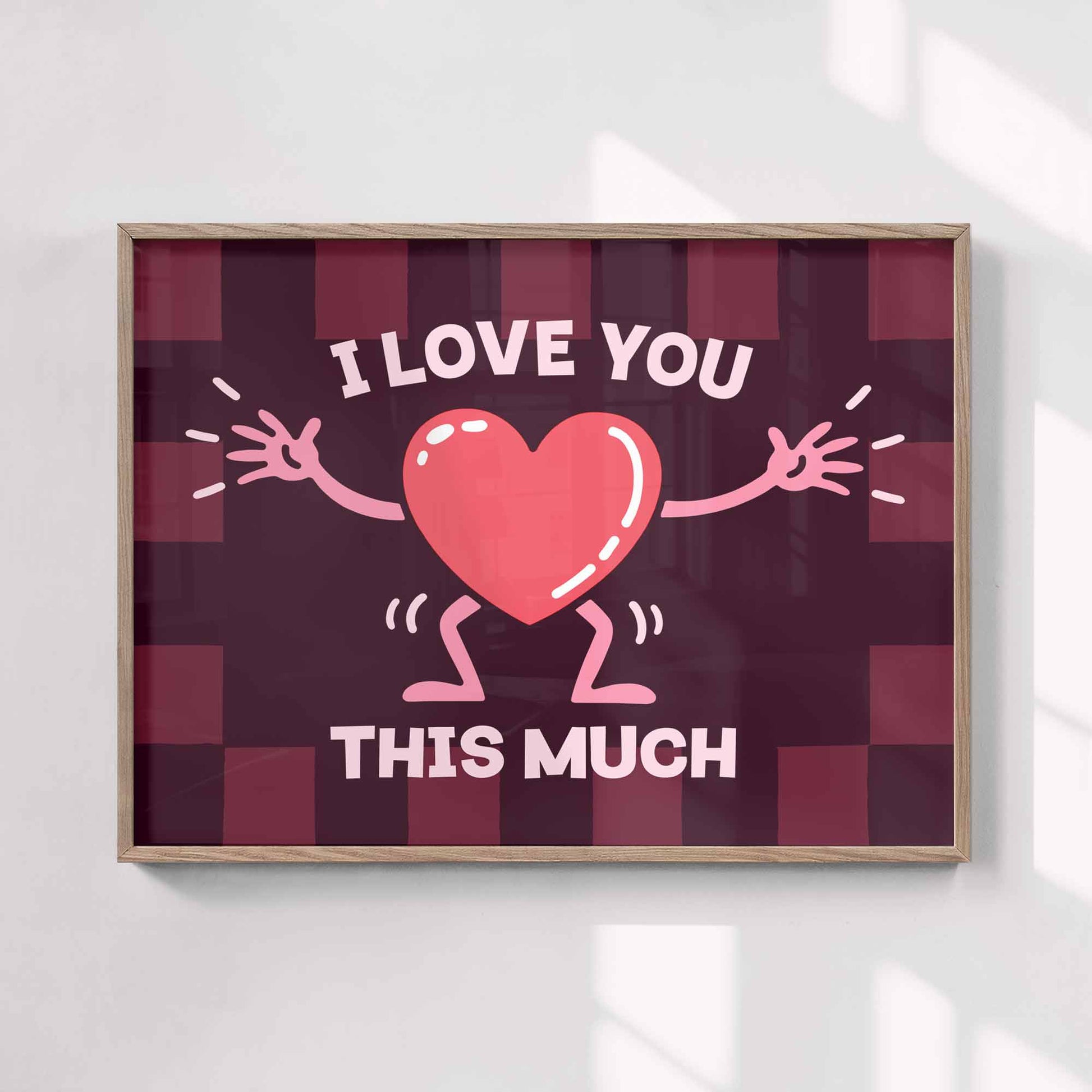 I Love You This Much Framed Print - After Hours Gallery