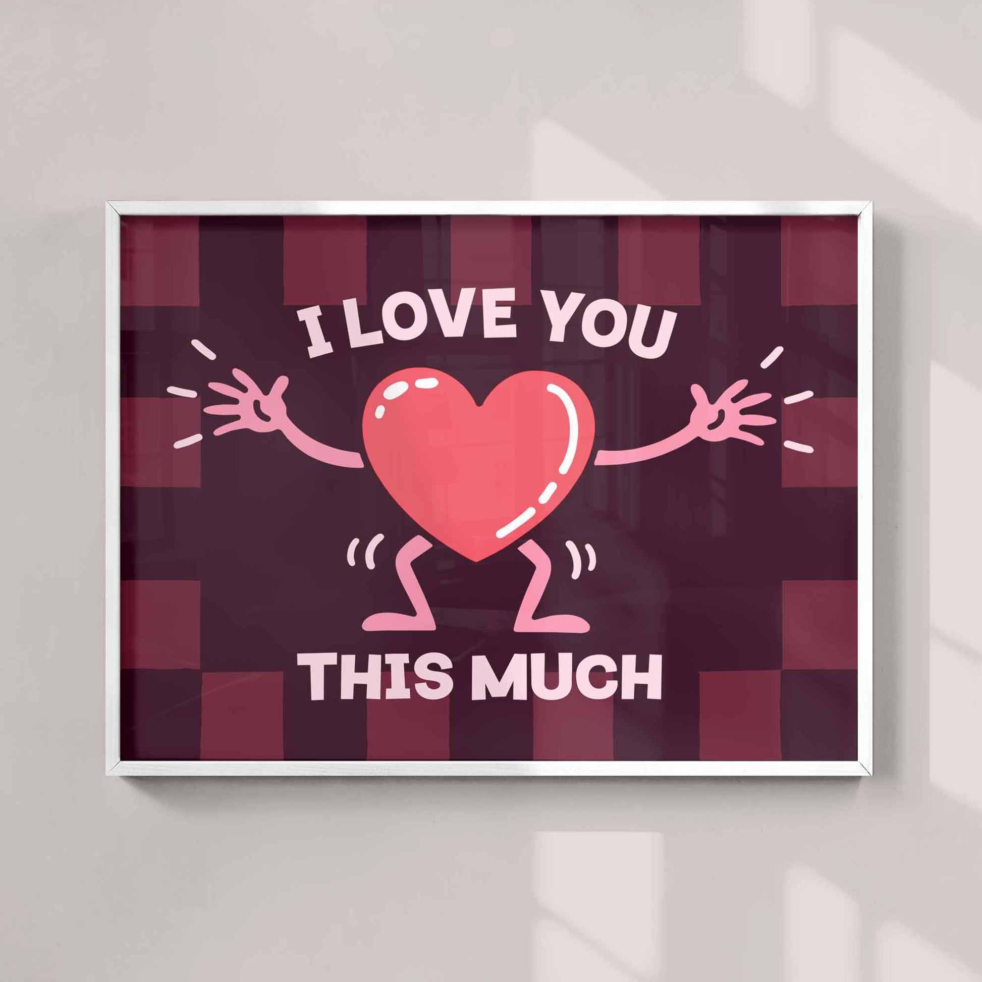 I Love You This Much Framed Print - After Hours Gallery