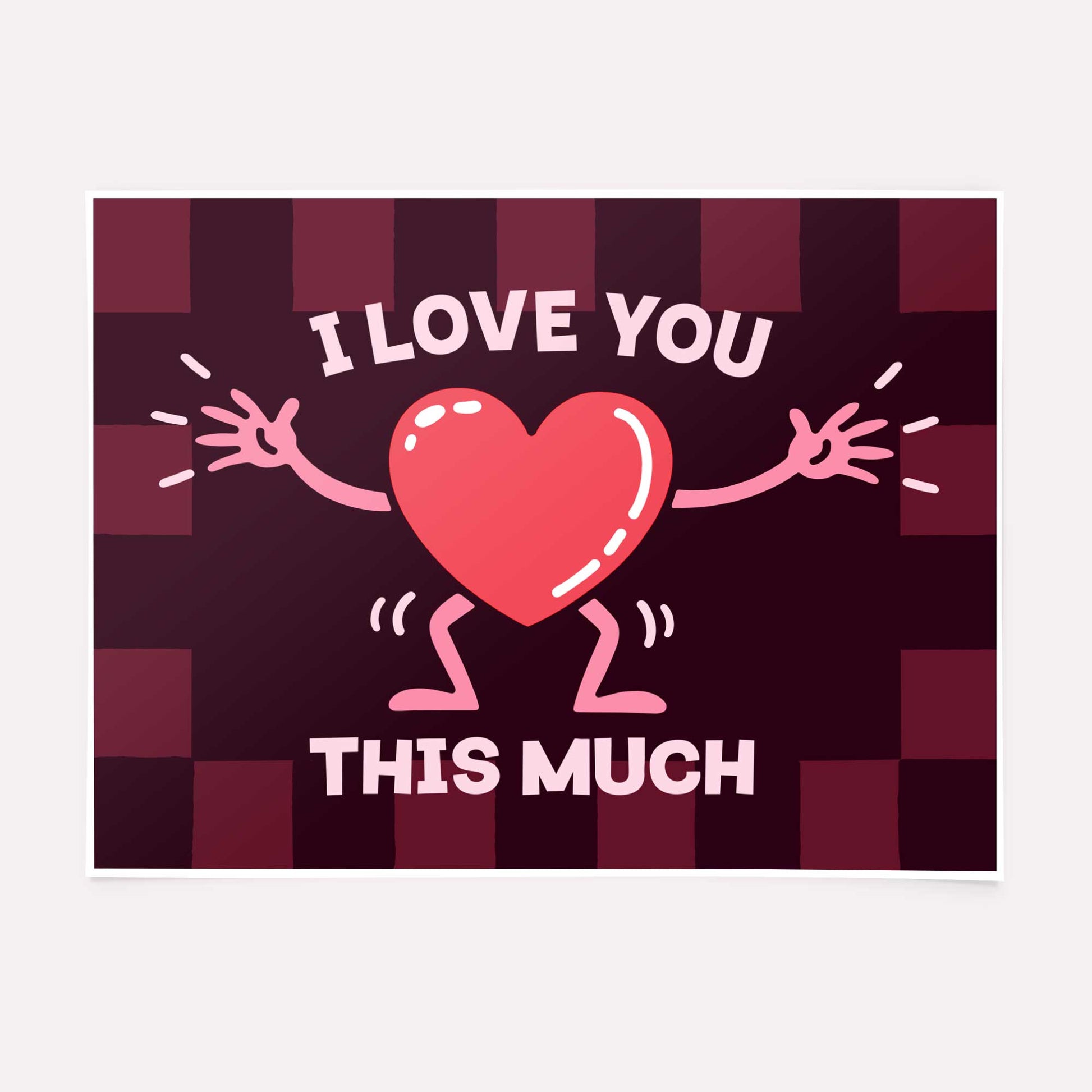 I Love You This Much Poster