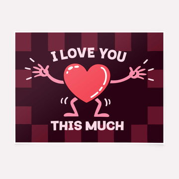 I Love You This Much Poster