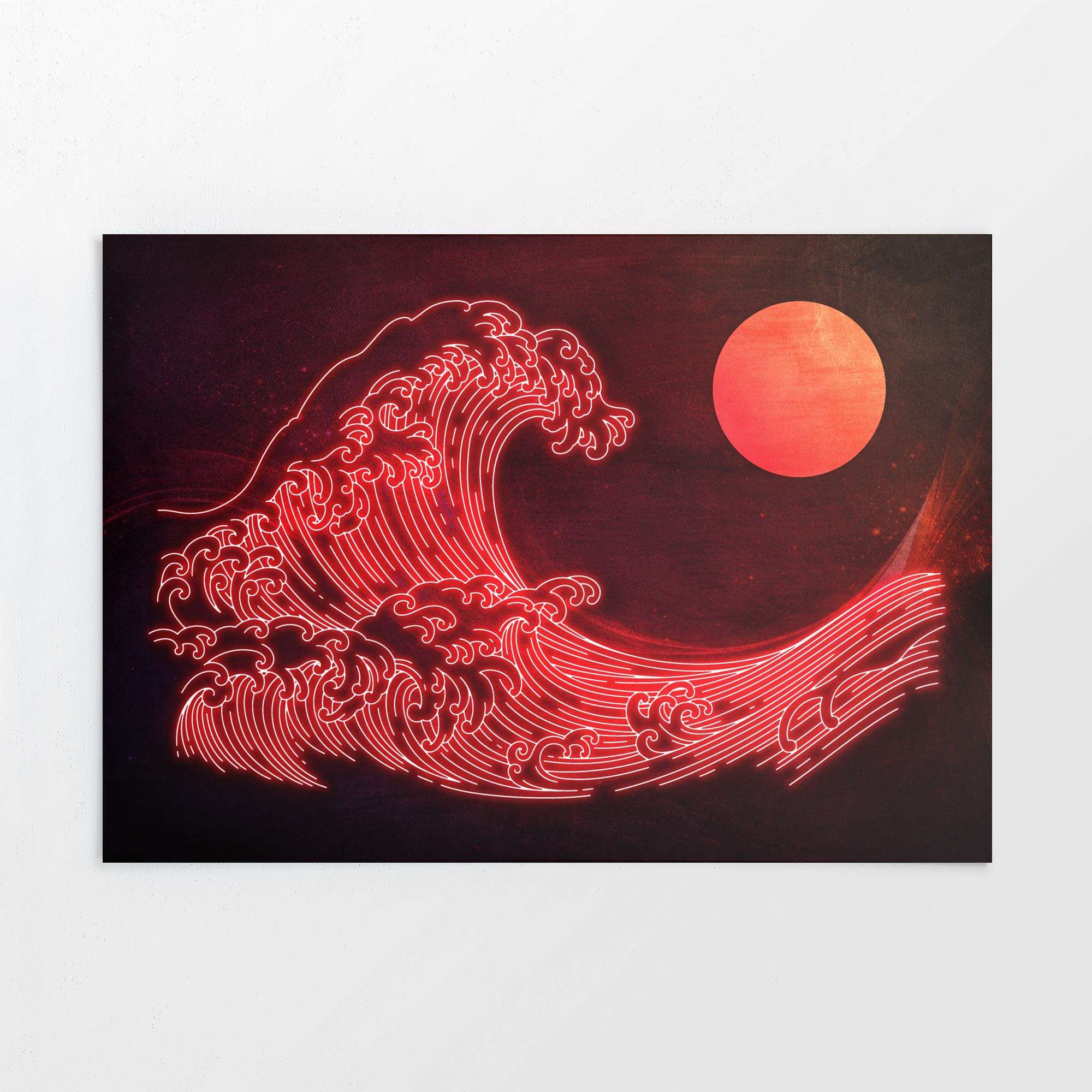 Japan Neon Wave Poster Print