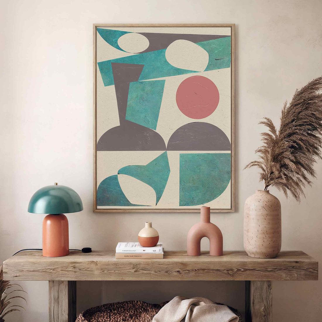Abstract canvas art print by Afterhours Gallery