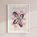 Les Moules French Mussels Poster | Pastel Coastal Kitchen Wall Art | After Hours Gallery