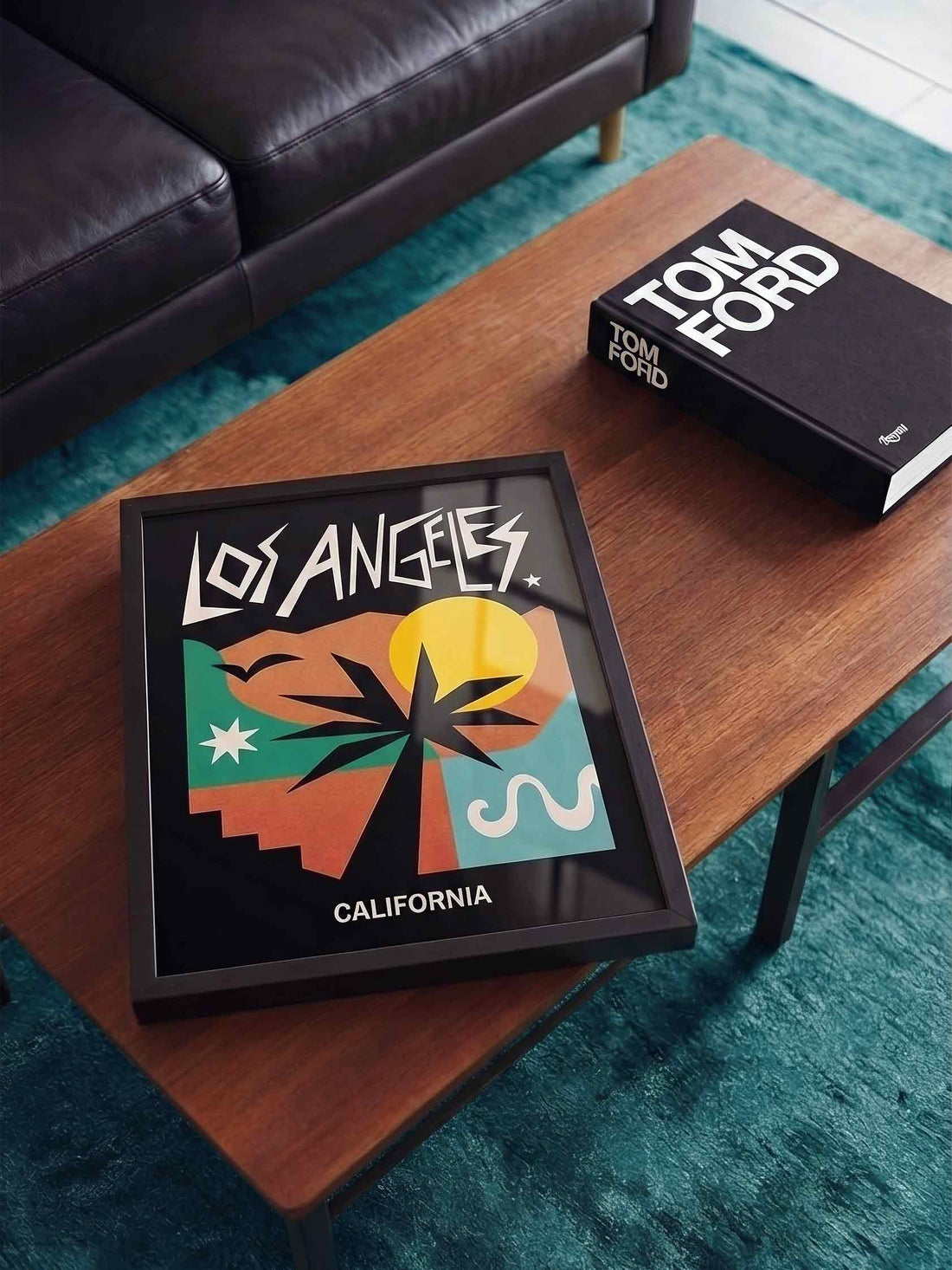 los angeles wall art, la travel poster, california poster art Afterhours Gallery