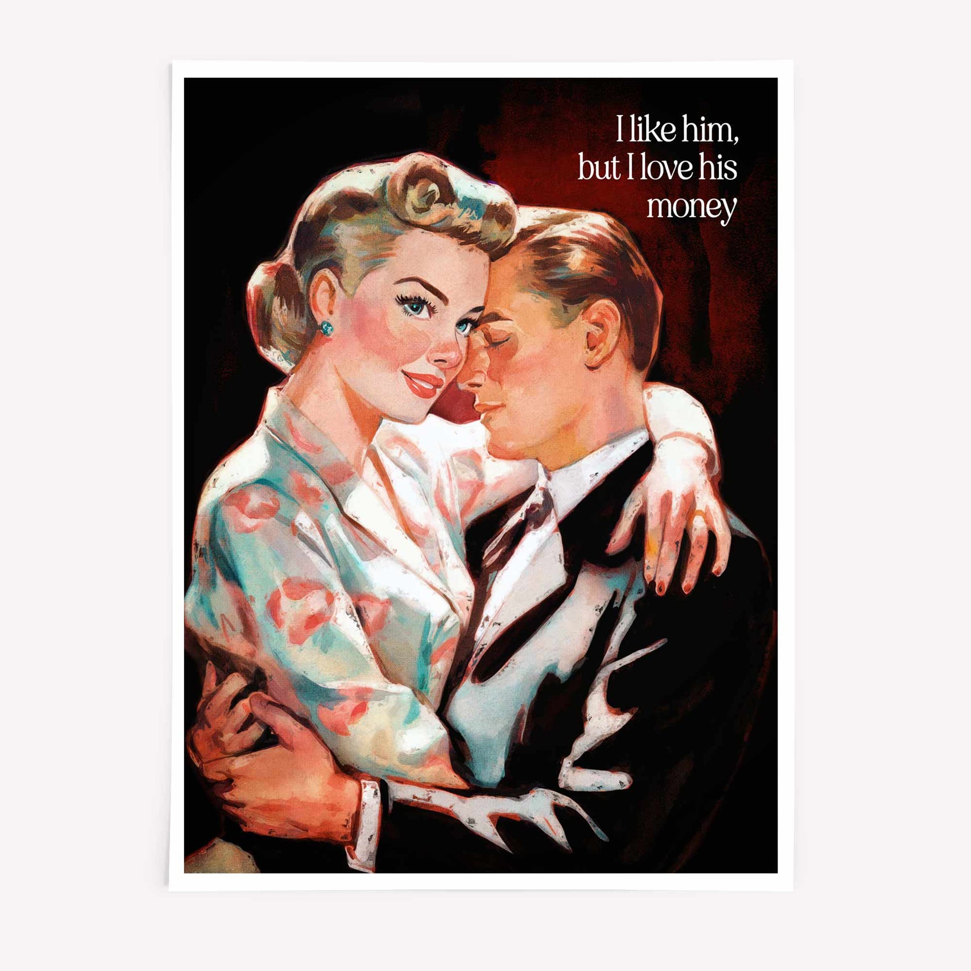 Vintage feminist poster wall art

