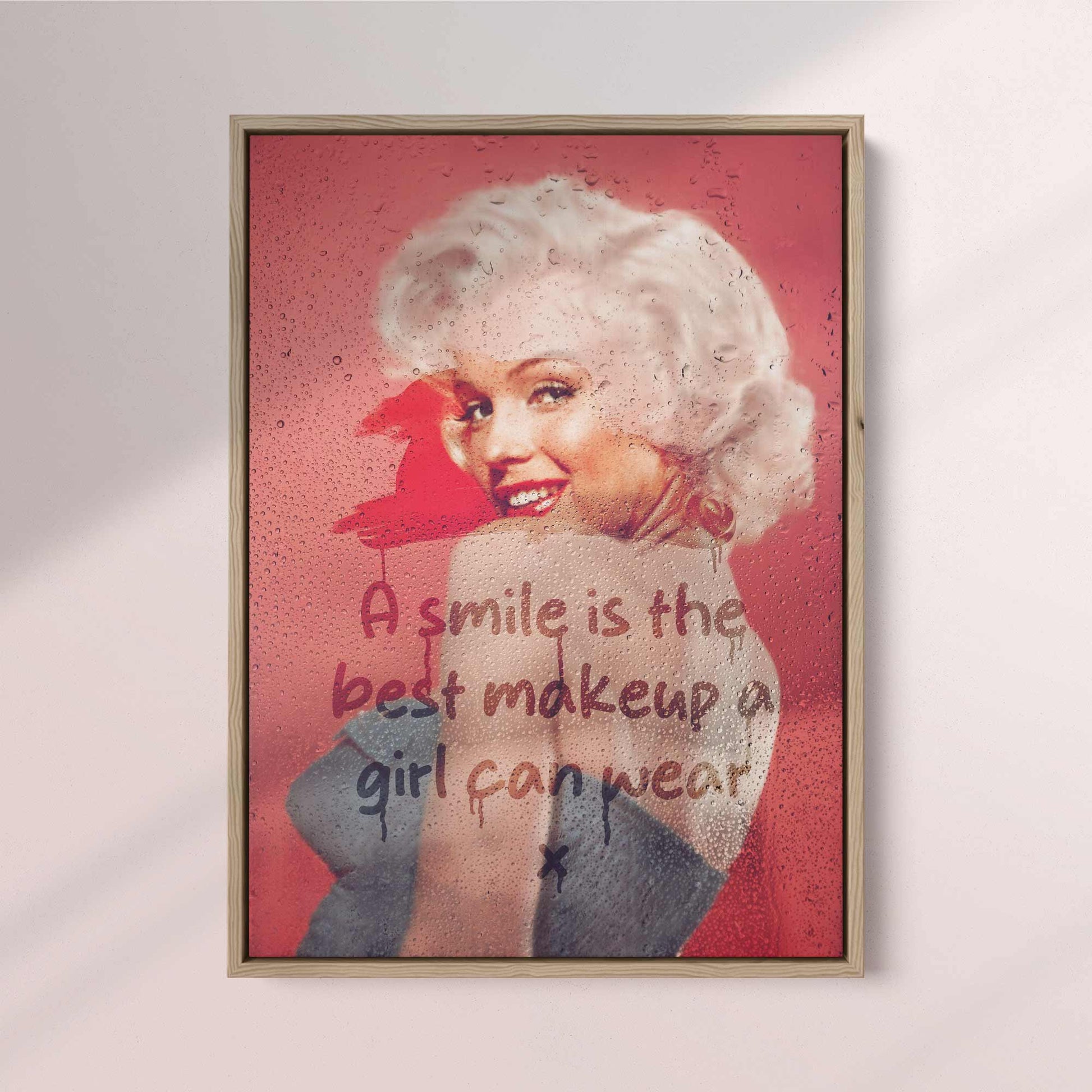 Marilyn Monroe Reflection Print | Art Celebrating Resilience & Joy

