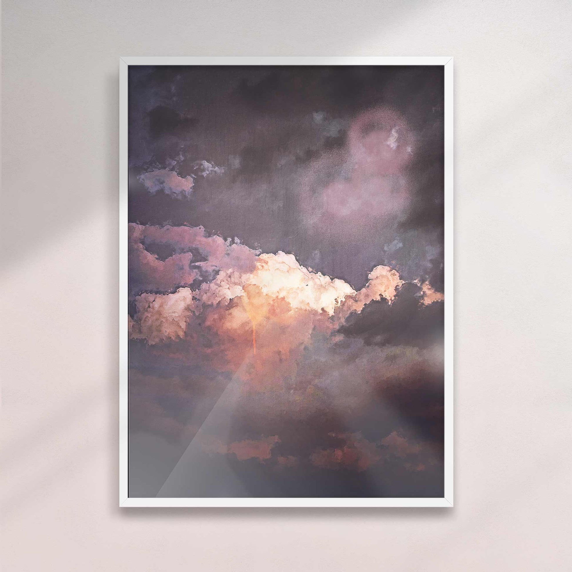 Dark Moody Cloud Print - Dramatic & Surreal Wall Art