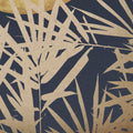 Gold leaves bamboo print