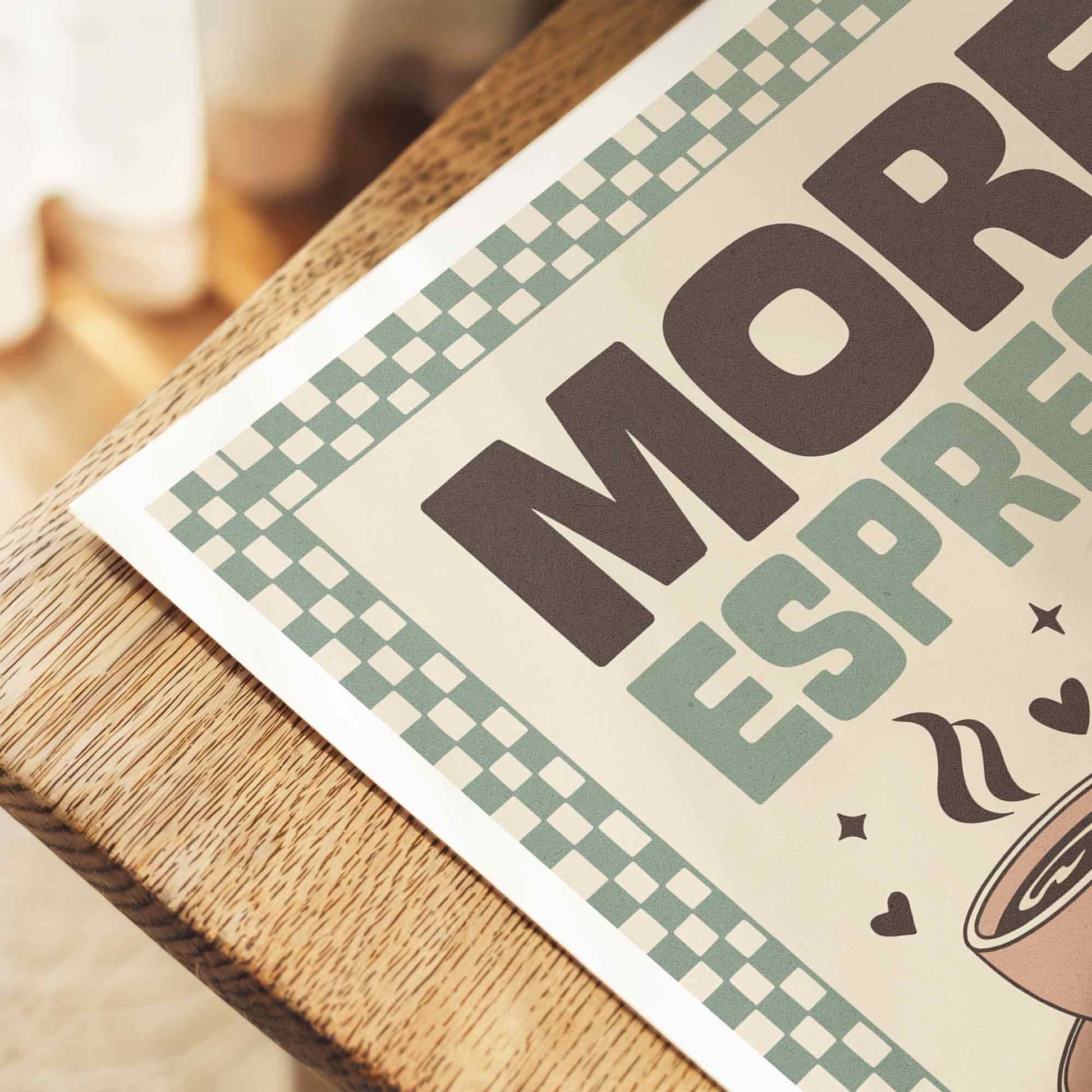 More Espresso Less Depresso wall art