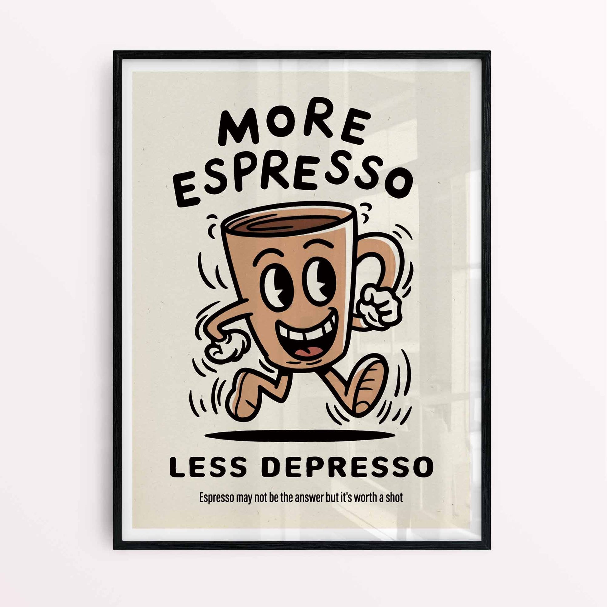 Framed coffee wall art