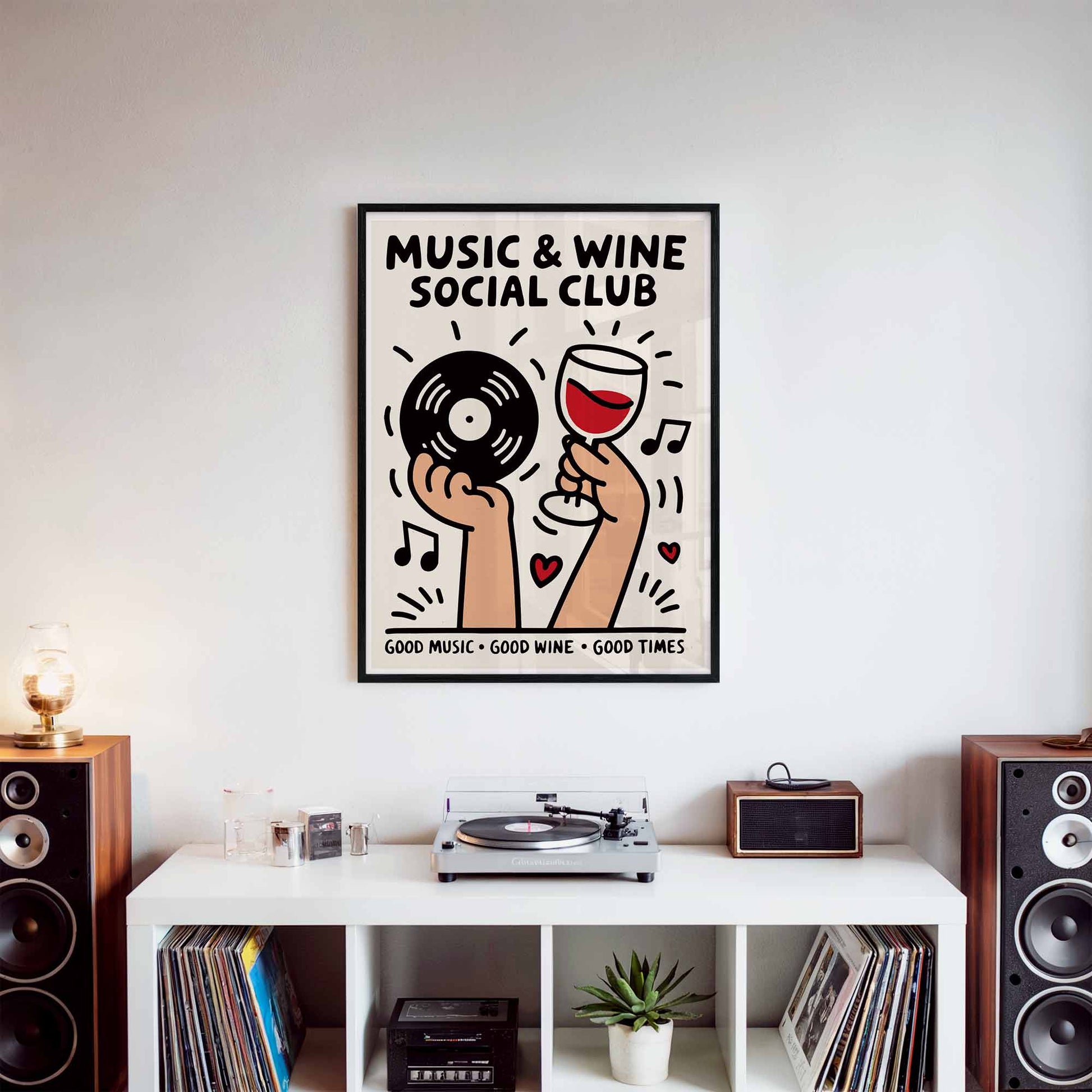Music and Wine Poster