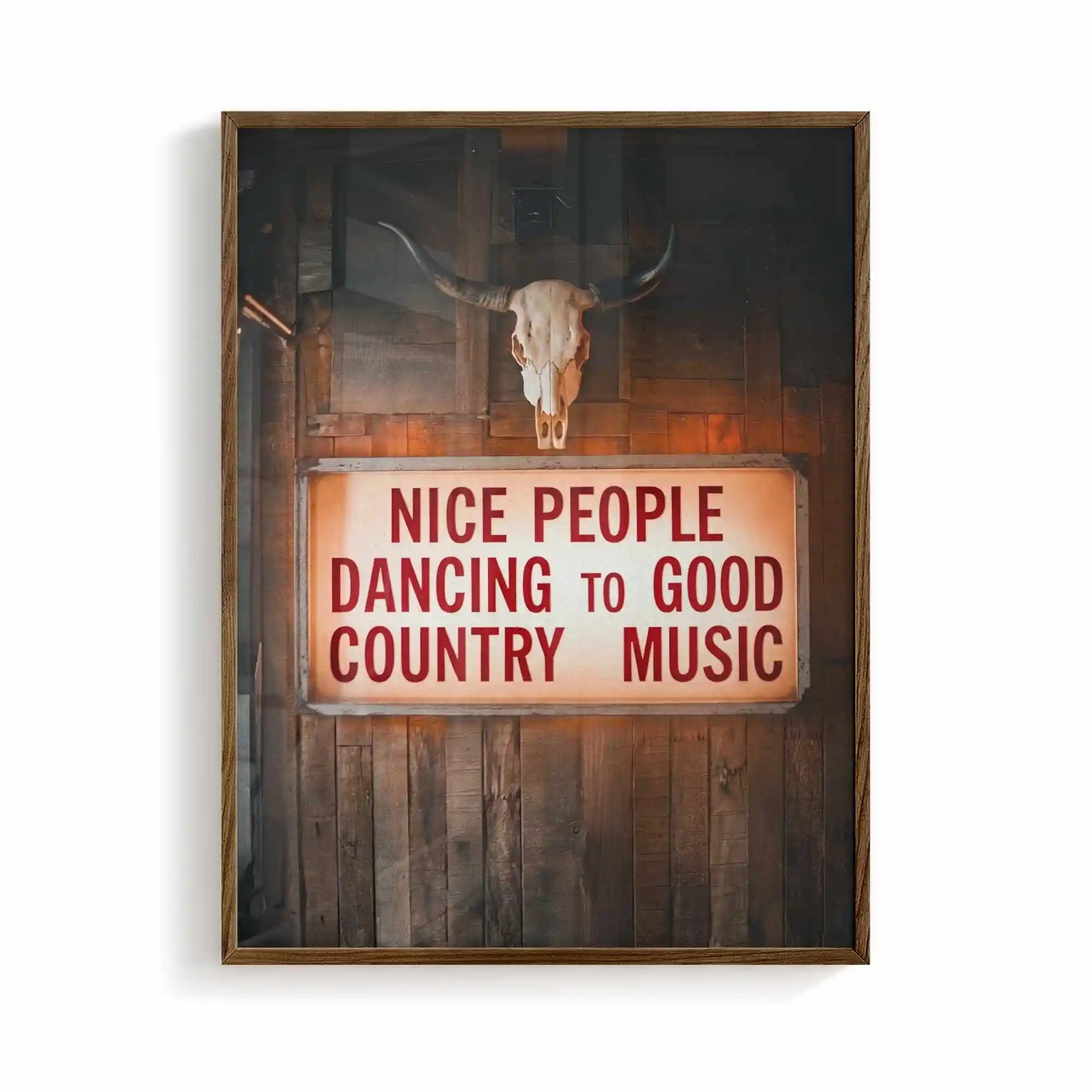 country and western music modern wall art print by afterhours gallery