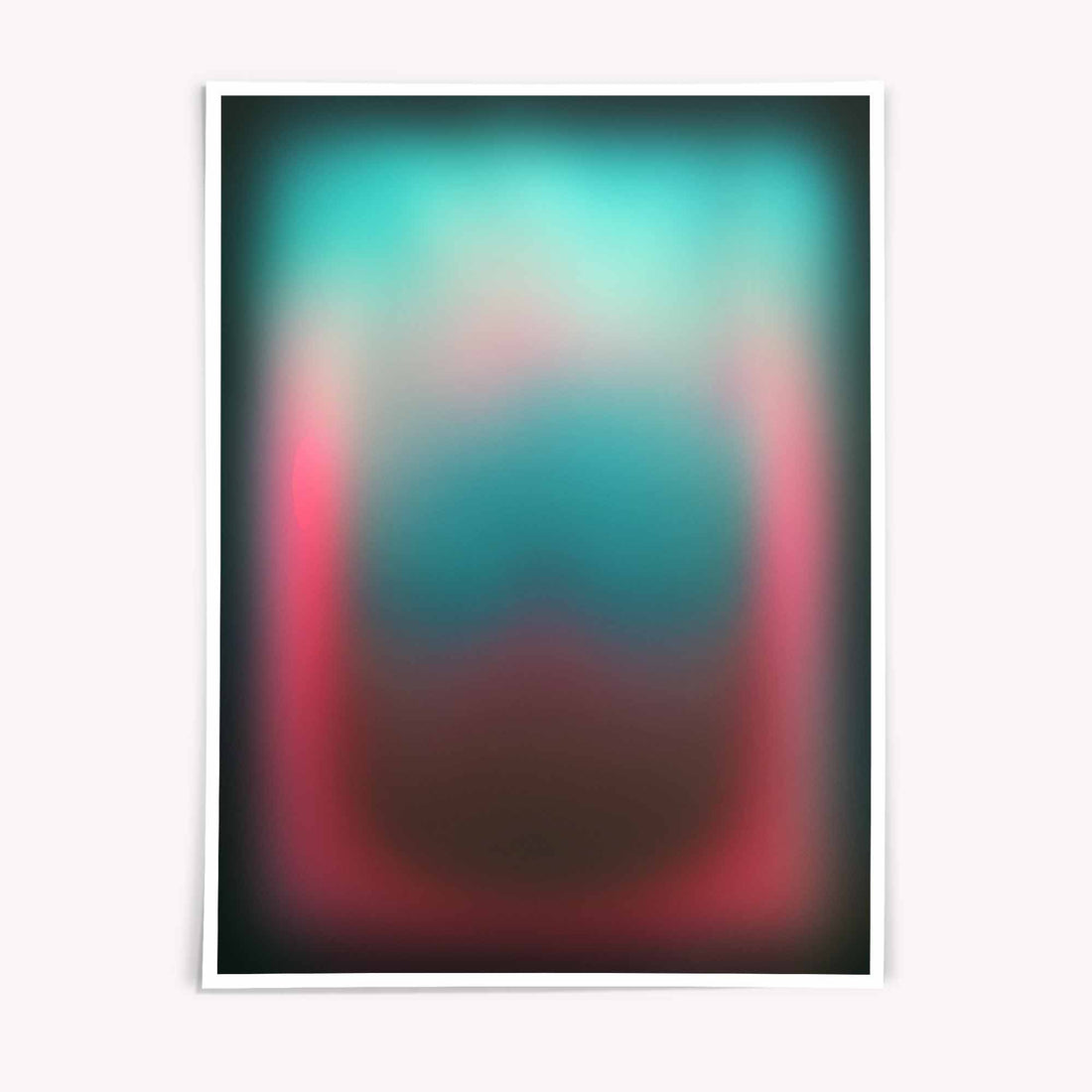 sunset colour art, ocean blue poster, meditation art, wellness home decor, teal wall art print, luxury poster art