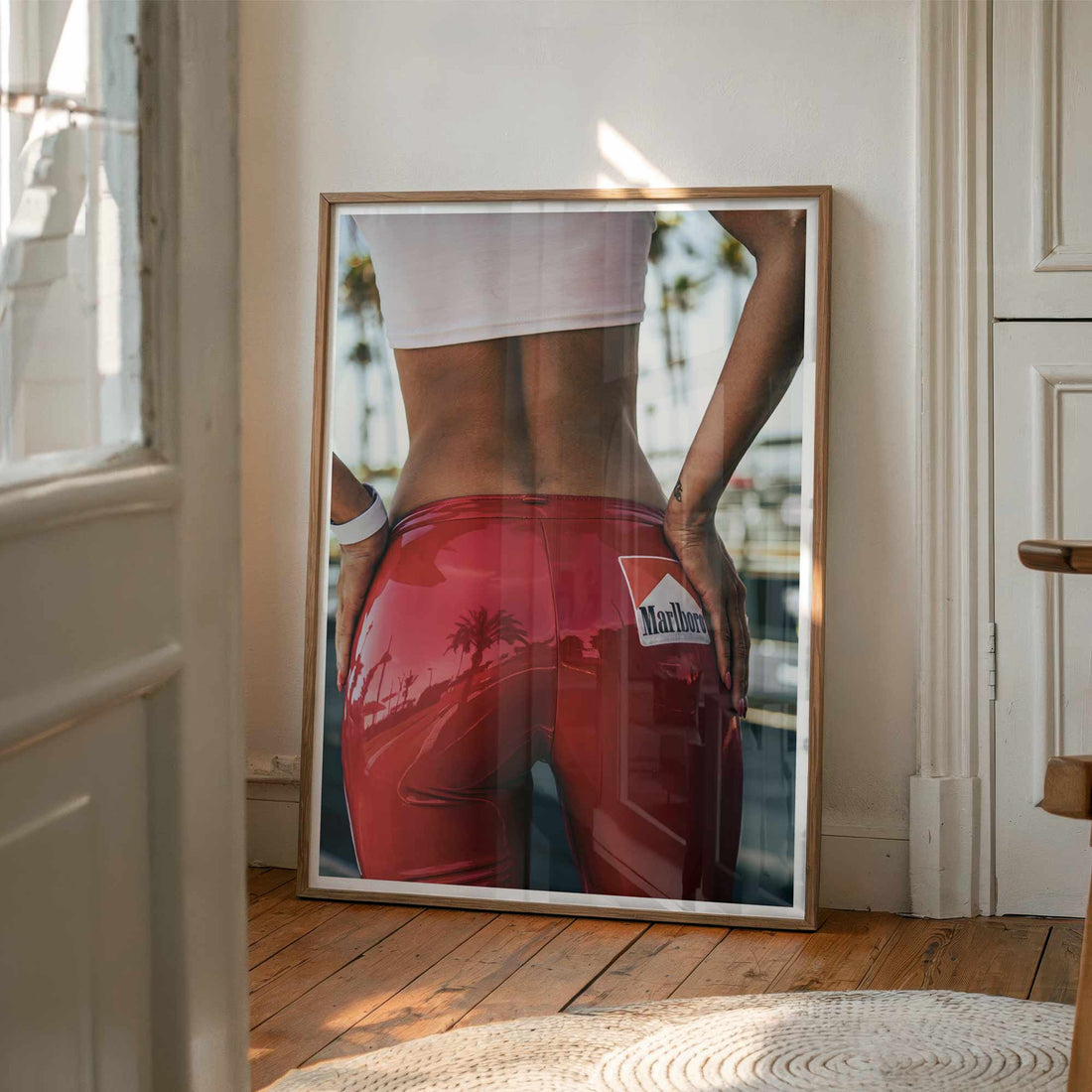 RETRO FORMULA 1 GRID GIRL PRINT