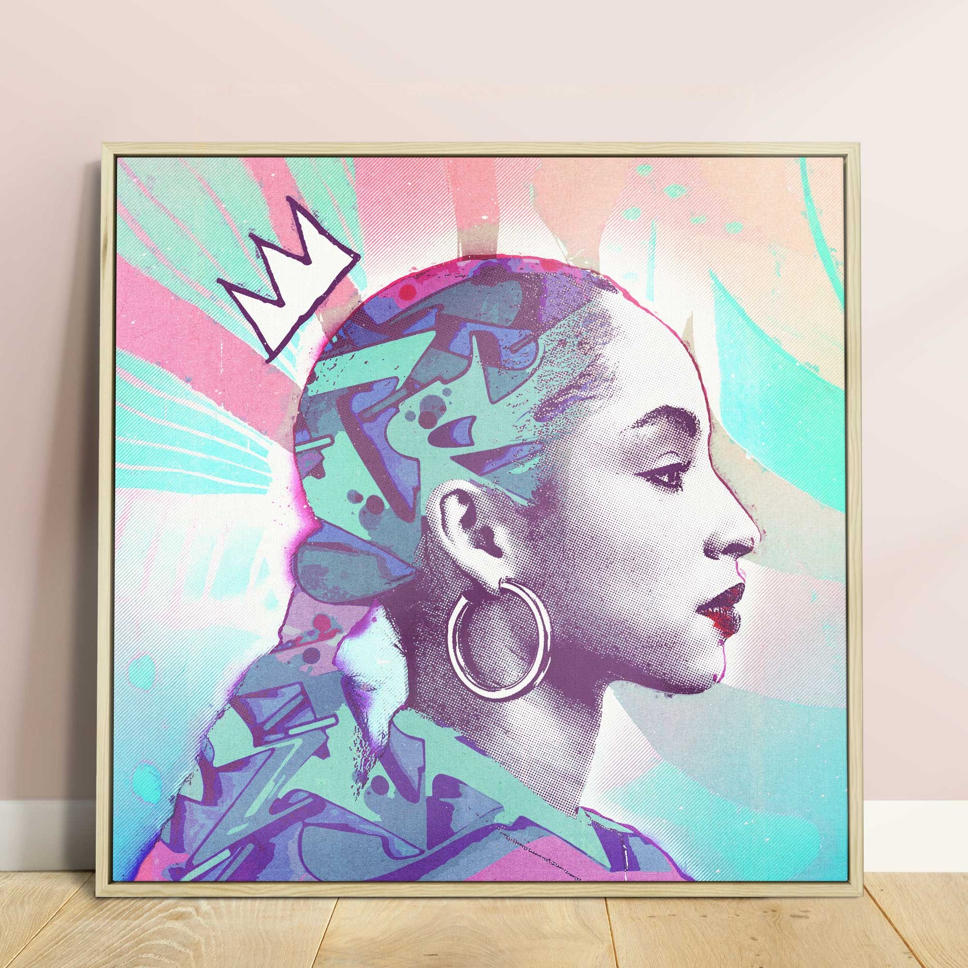 SADE PRINT - Contemporary Art with Sade Adu's Classic Charm