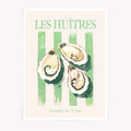 Pastel oyster wall art inspired by French seafood and coastal sunshine – the perfect kitchen print for a chic, summery vibe.