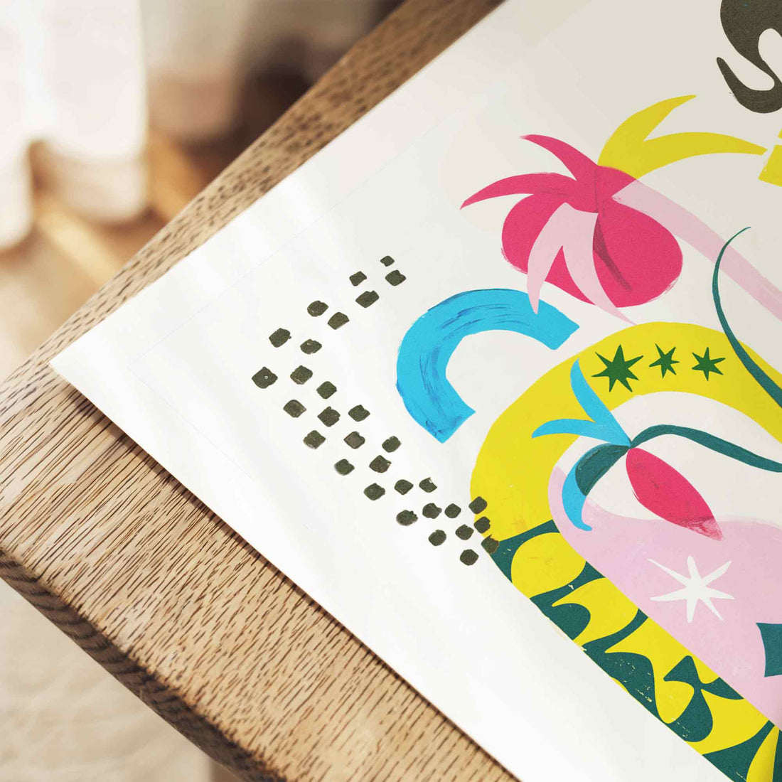 Abstract Graphic Symbolic Illustration Print Poster - Afterhours Gallery