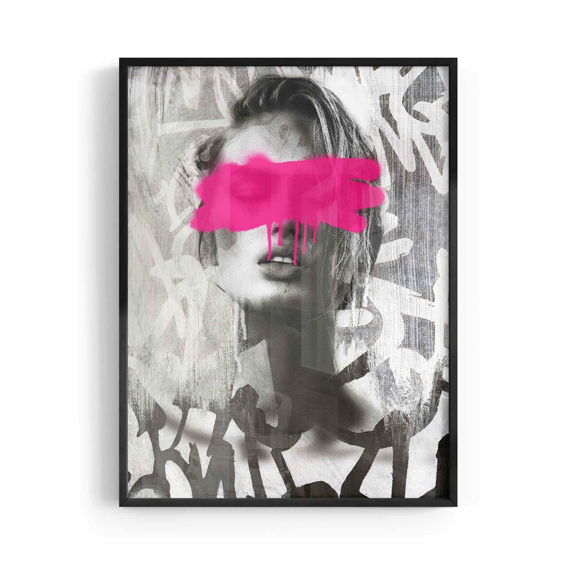 street art print, graffiti wall art, urban art print, street art poster framed by Afterhours Gallery