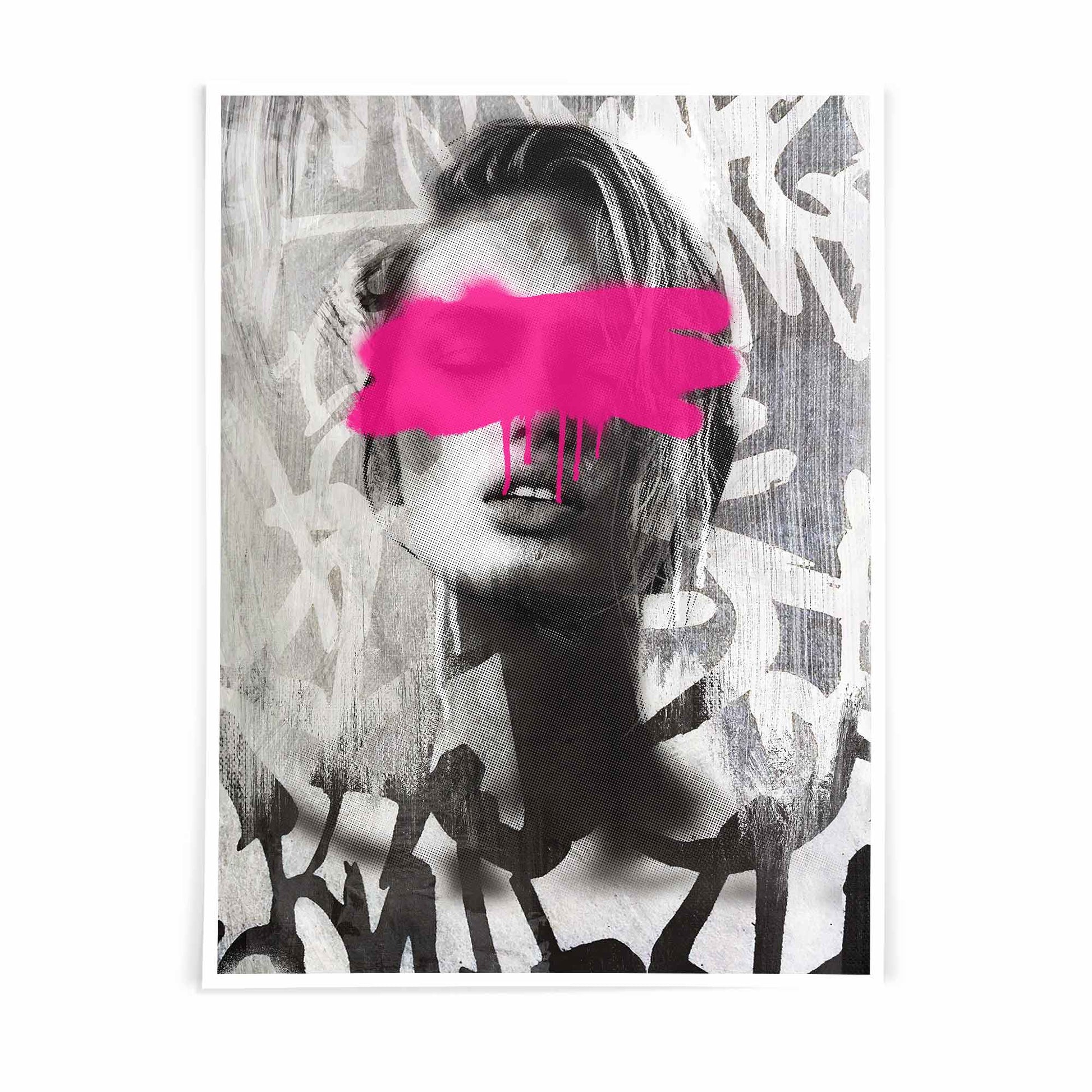 street art print, graffiti wall art, urban art print, street art poster by Afterhours Gallery